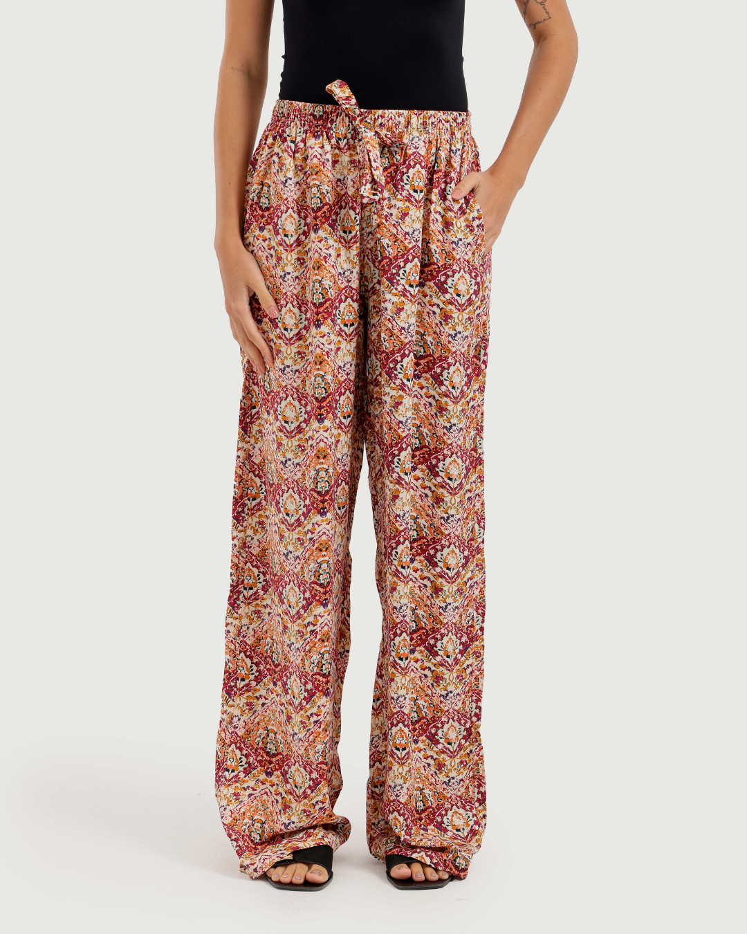 Printed Women's Viscose Pants
