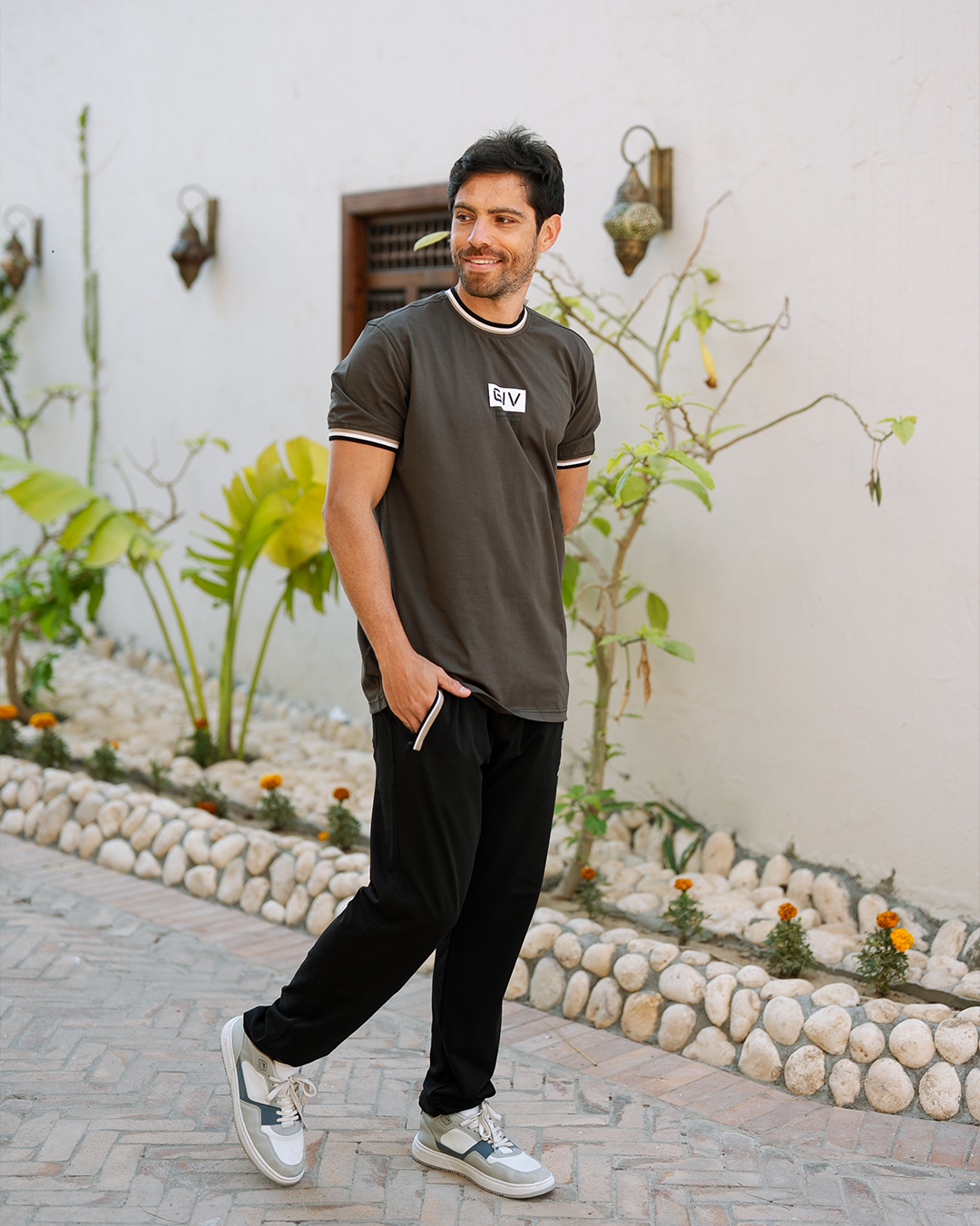 BECUUUSE TODAY Men's Pajamas Text Kum and Boards