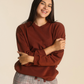 Women Oversized sweatshirt with plaid pants