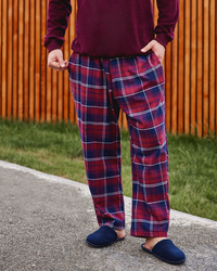 Men's checkered trousers