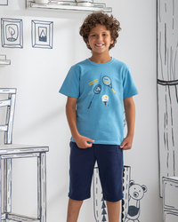 Tennis Sport boys pajamas printed pentacore