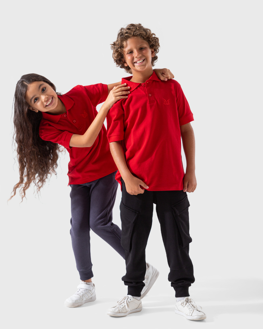 M تيشرت ساده بولو نص كم