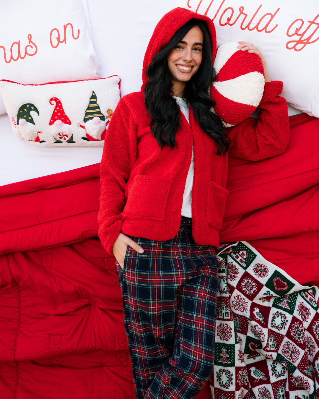 3-piece Christmas Vibes Pajamas
