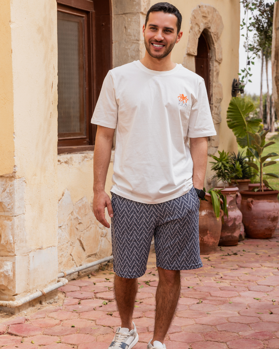 Octopus the sea creature بيجاما رجالي شورت