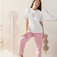 Strawberry Bites Half Sleeve Pajamas summer melton