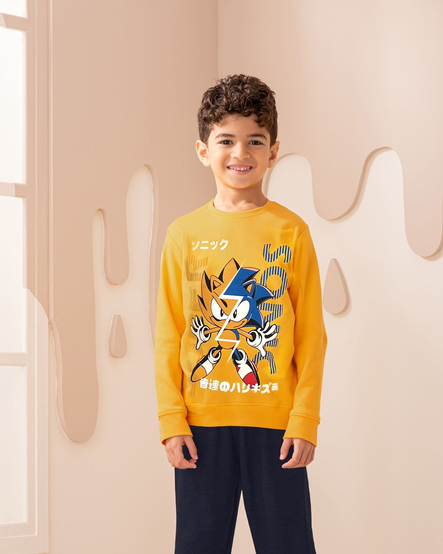 sonic بيجاما أولادي كم طويل