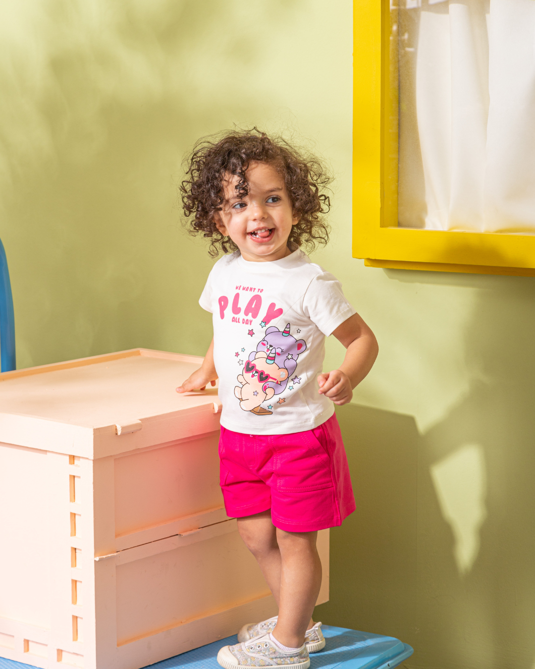 Play All Day NB بيجامه بناتي بيبي