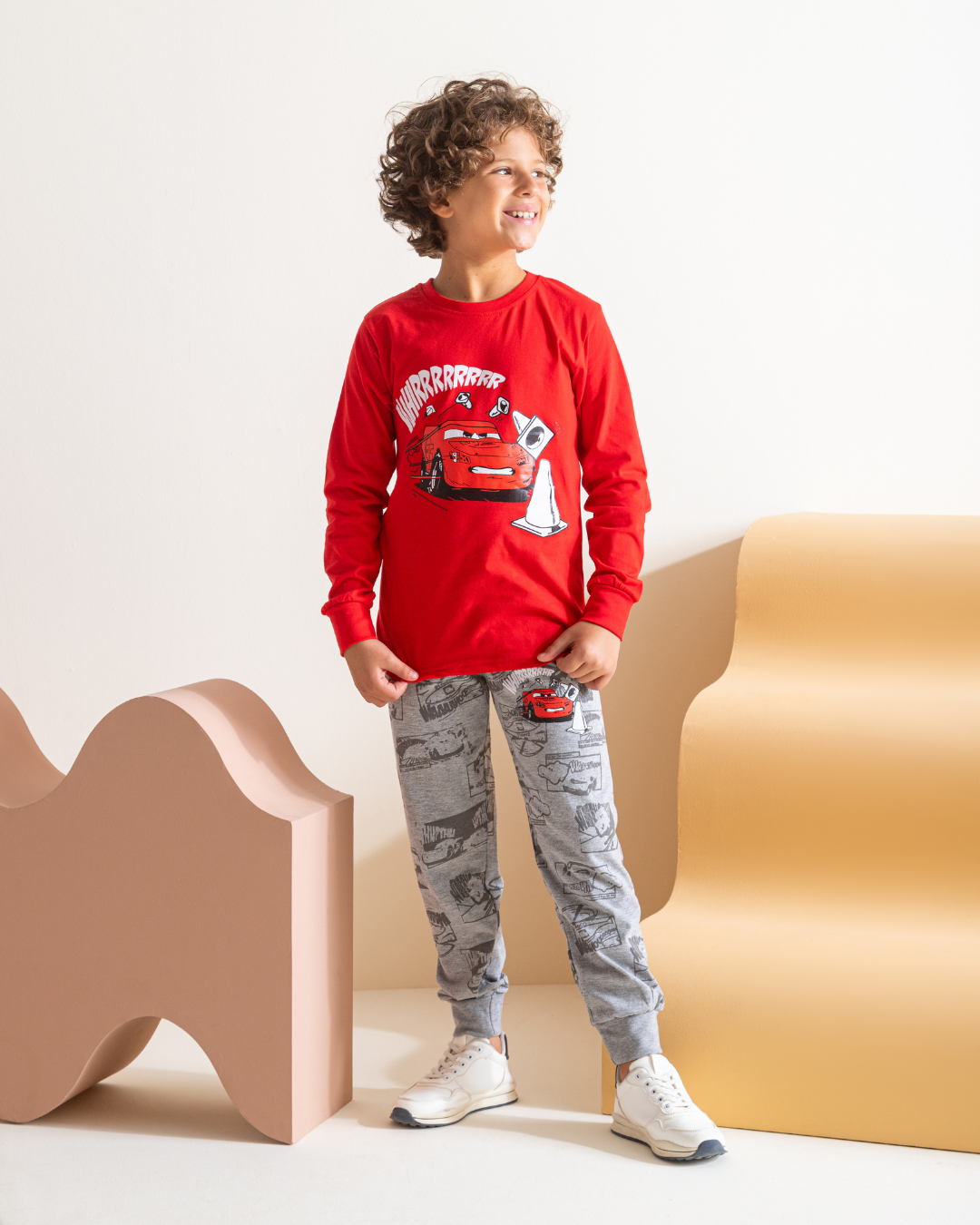 Lightning mcqueen pajama pants for boys