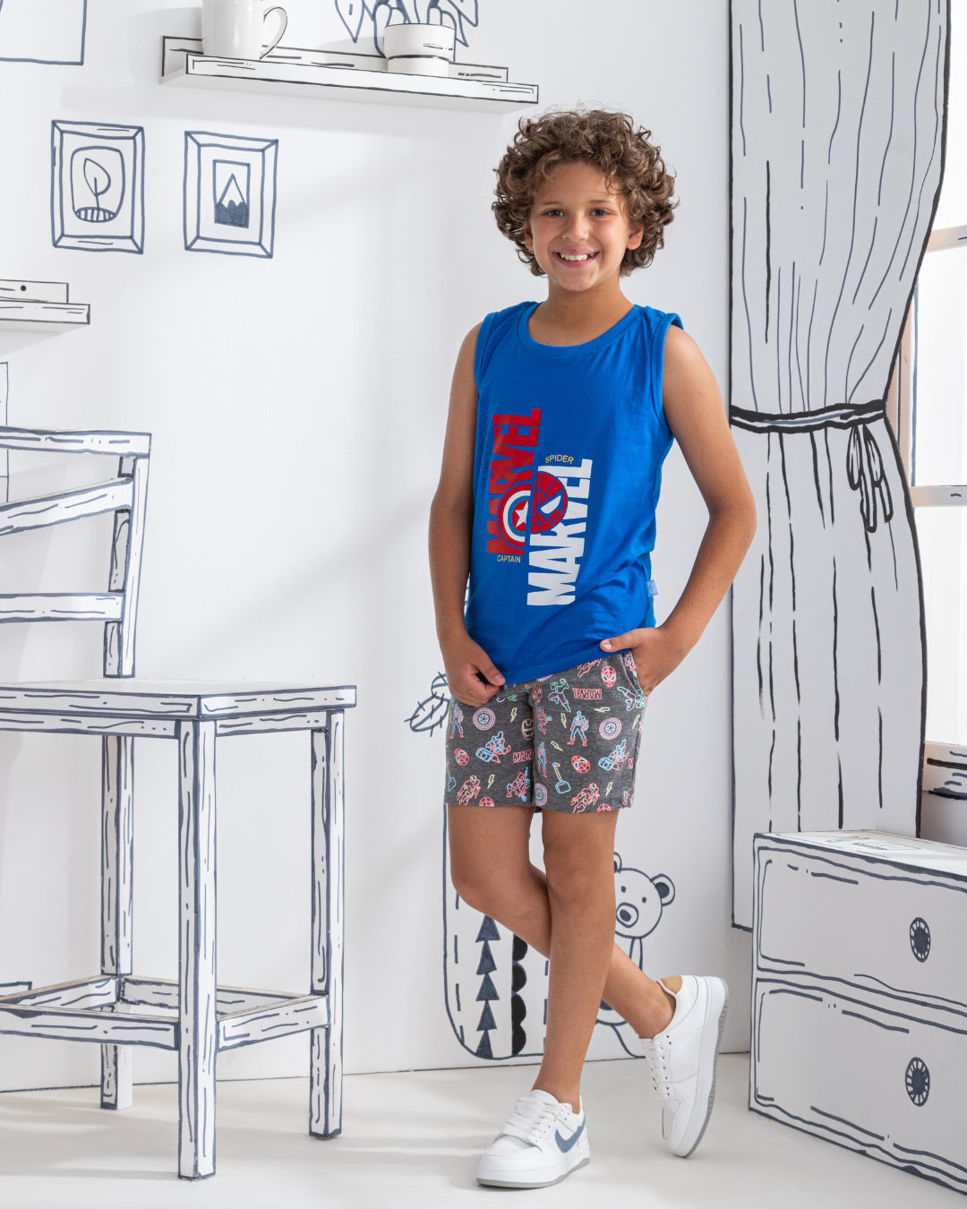 Marvel neon بيجاما اولادي