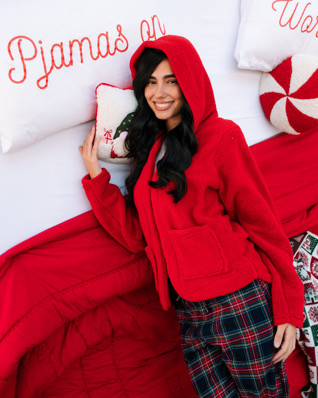 3-piece Christmas Vibes Pajamas