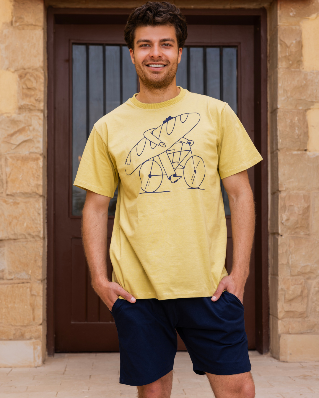 roads بيجاما رجالي نص كم و شورت