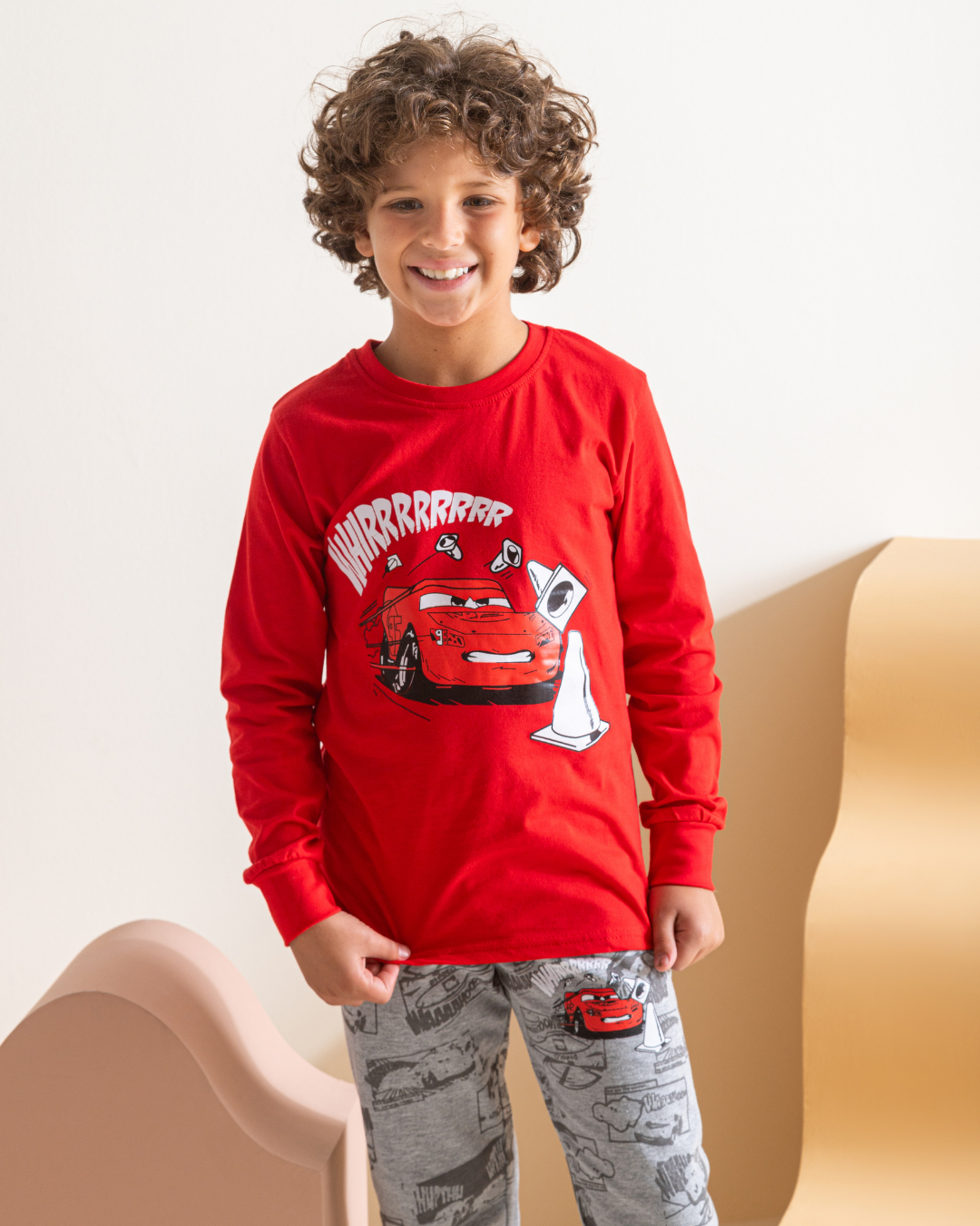 Lightning mcqueenبيجاما بنطلون اولادي