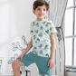 Jungle animals Children's pajamas, half-sleeved T-shirt * printed shorts