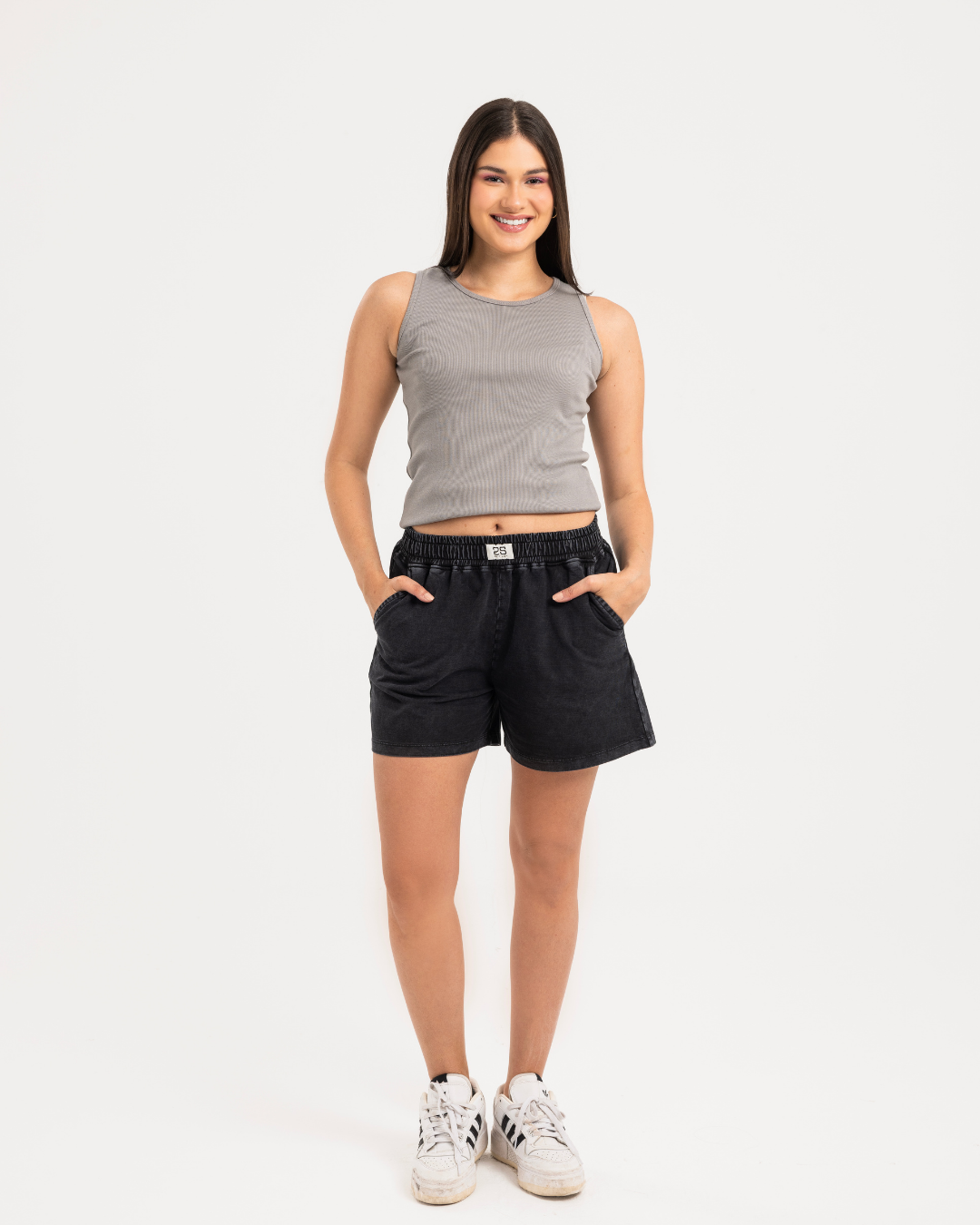 Women Short Acid Washed