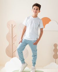 Pura Vida بيجاما اولادي تيشيرت و بنطلون مطبوع