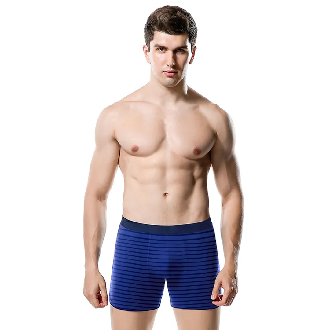 Blue Stripe بوكسر رجالي