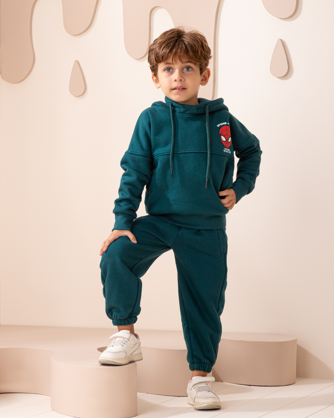 Spiderman to the rescue Boys' pajamas with cabochon