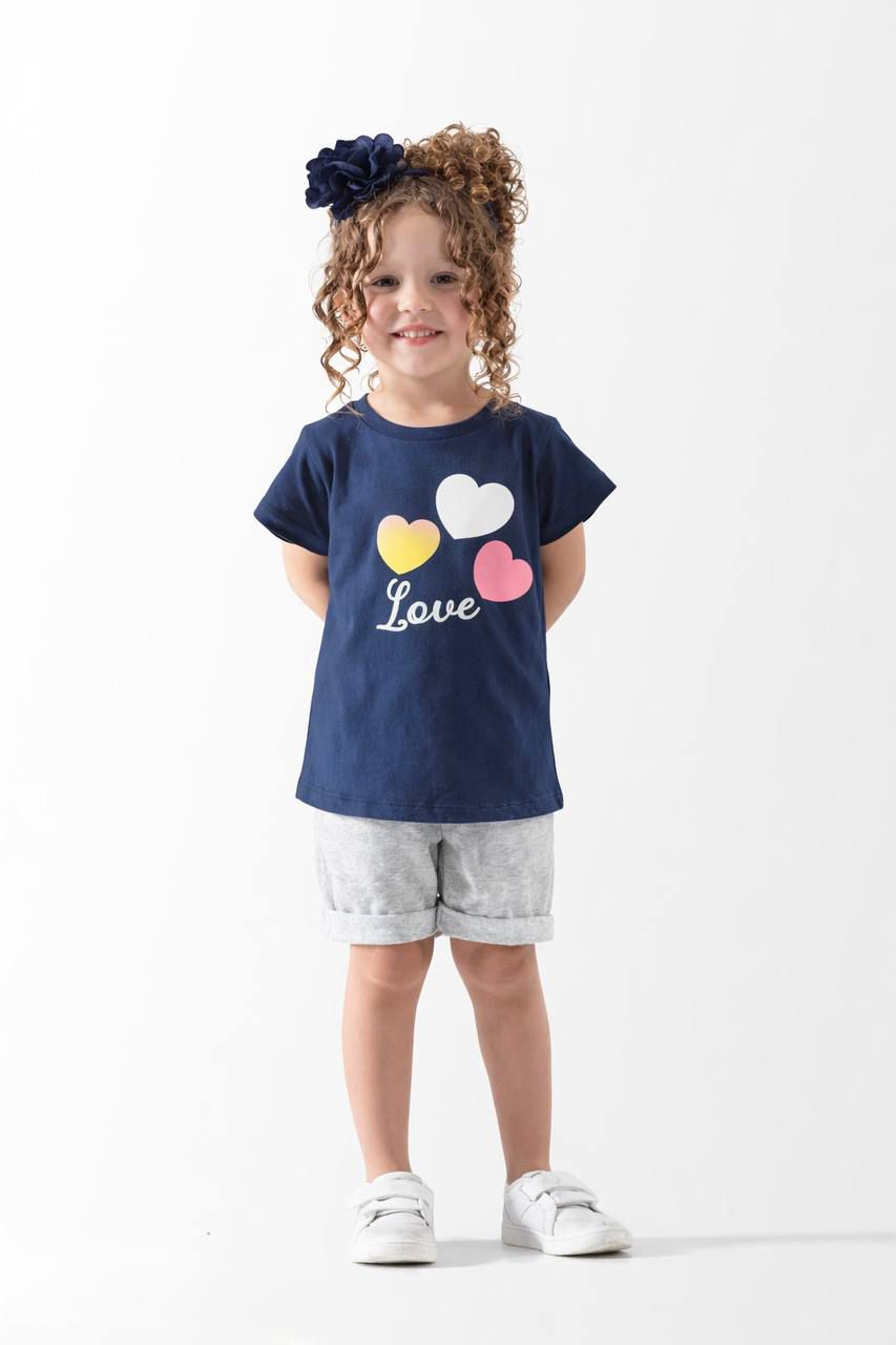 Hearts طقم بيبى بناتى