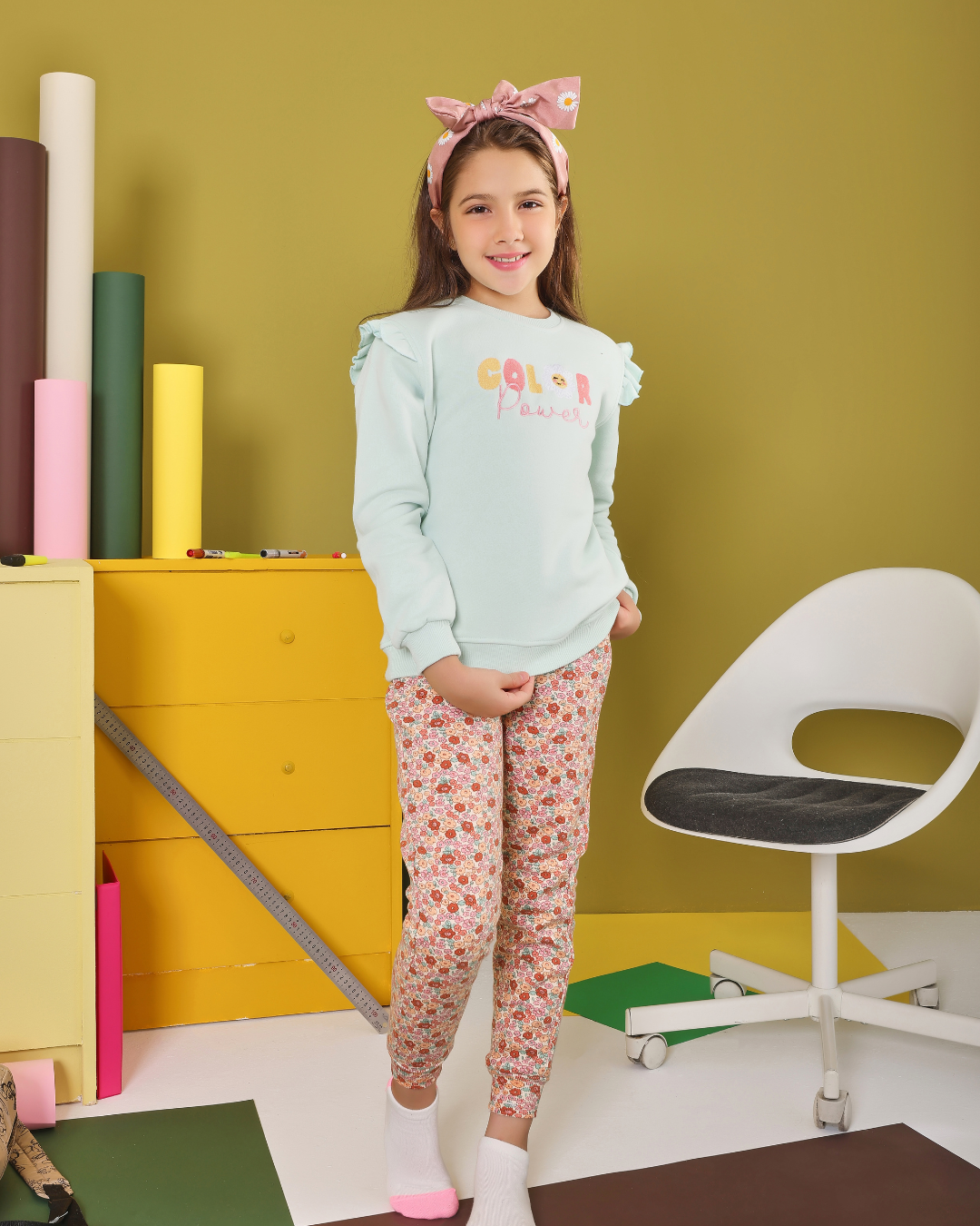 colors power girls pajamas kids