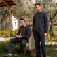 Small Cubes Men's buttoned pajamas