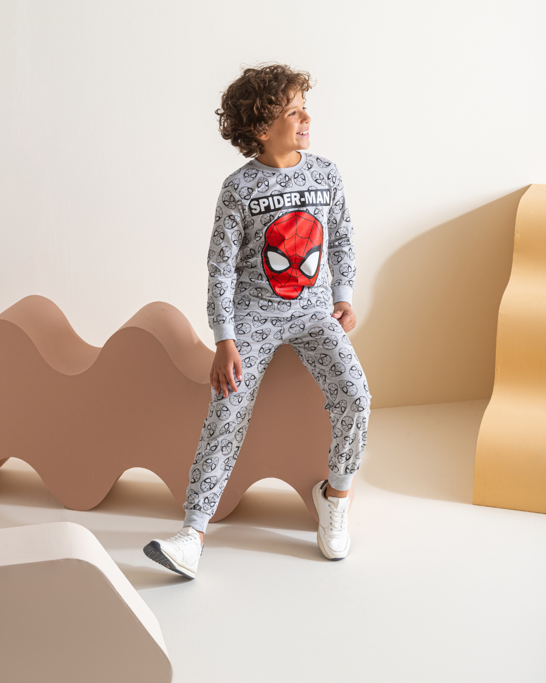 بيجاما بنطلون سبايدر مان مطبوع