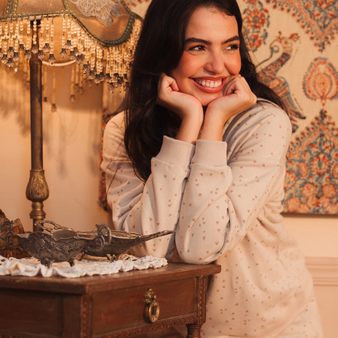 بيجاماحريمي بألوان شتوية دافئة