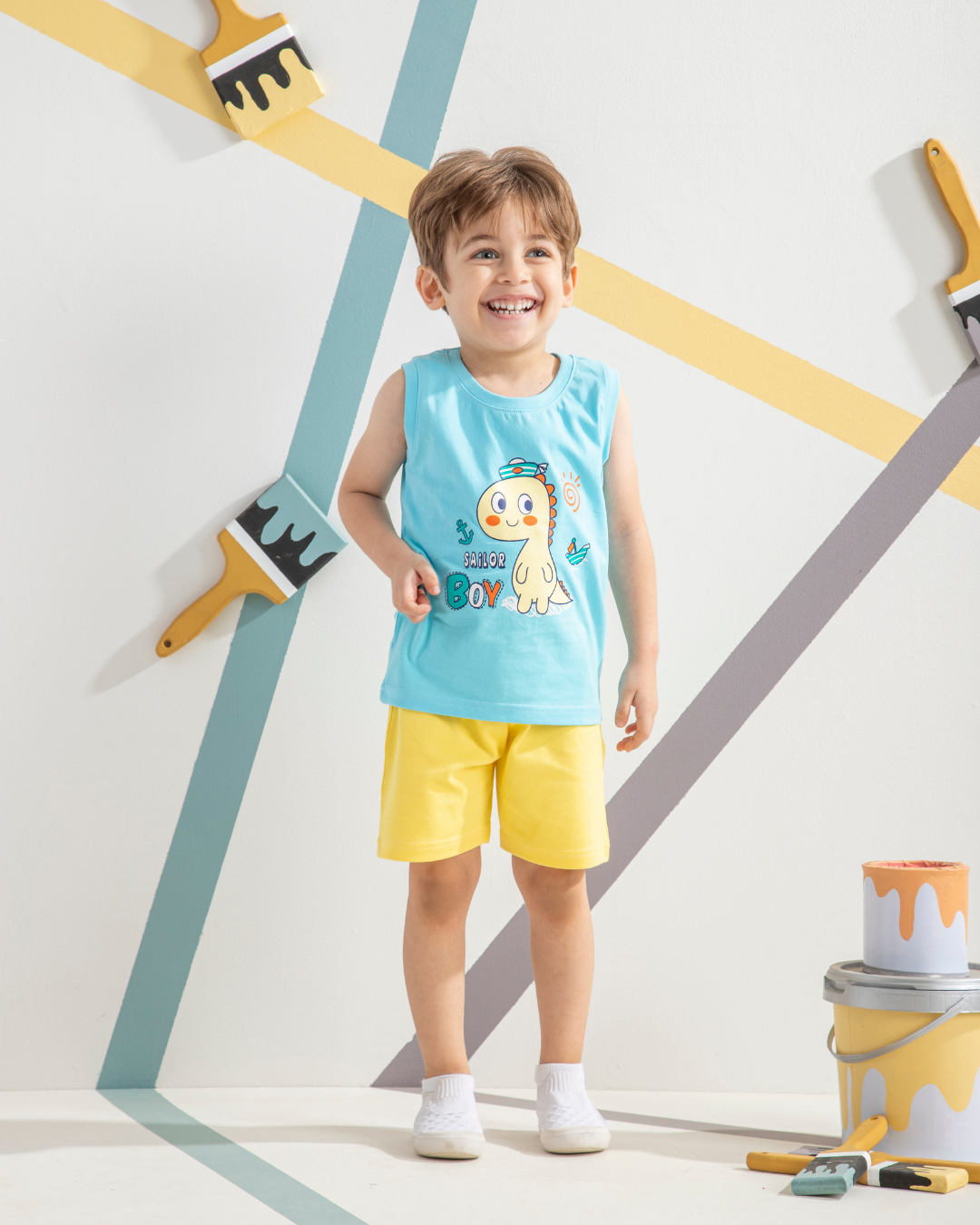 BOY بيجامه اولادي ديناصور