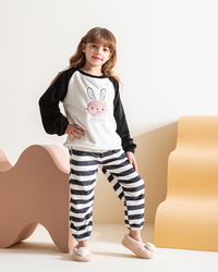 Keep Warm بيجامة اطفالي بناتي بولار