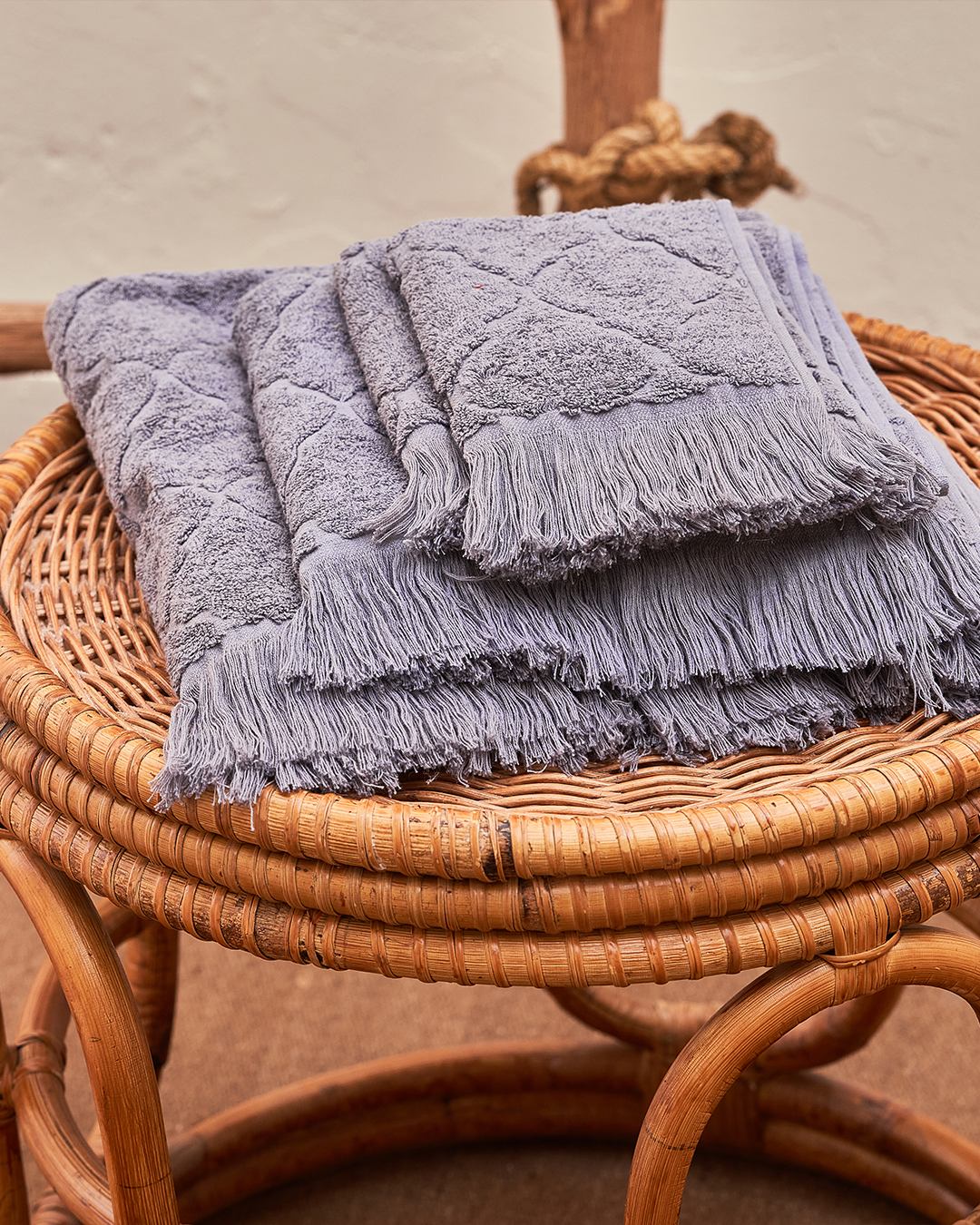 Andalusian Tiles Towels set ( 2 * 33×33 / 100 × 50 / 140 × 70 )