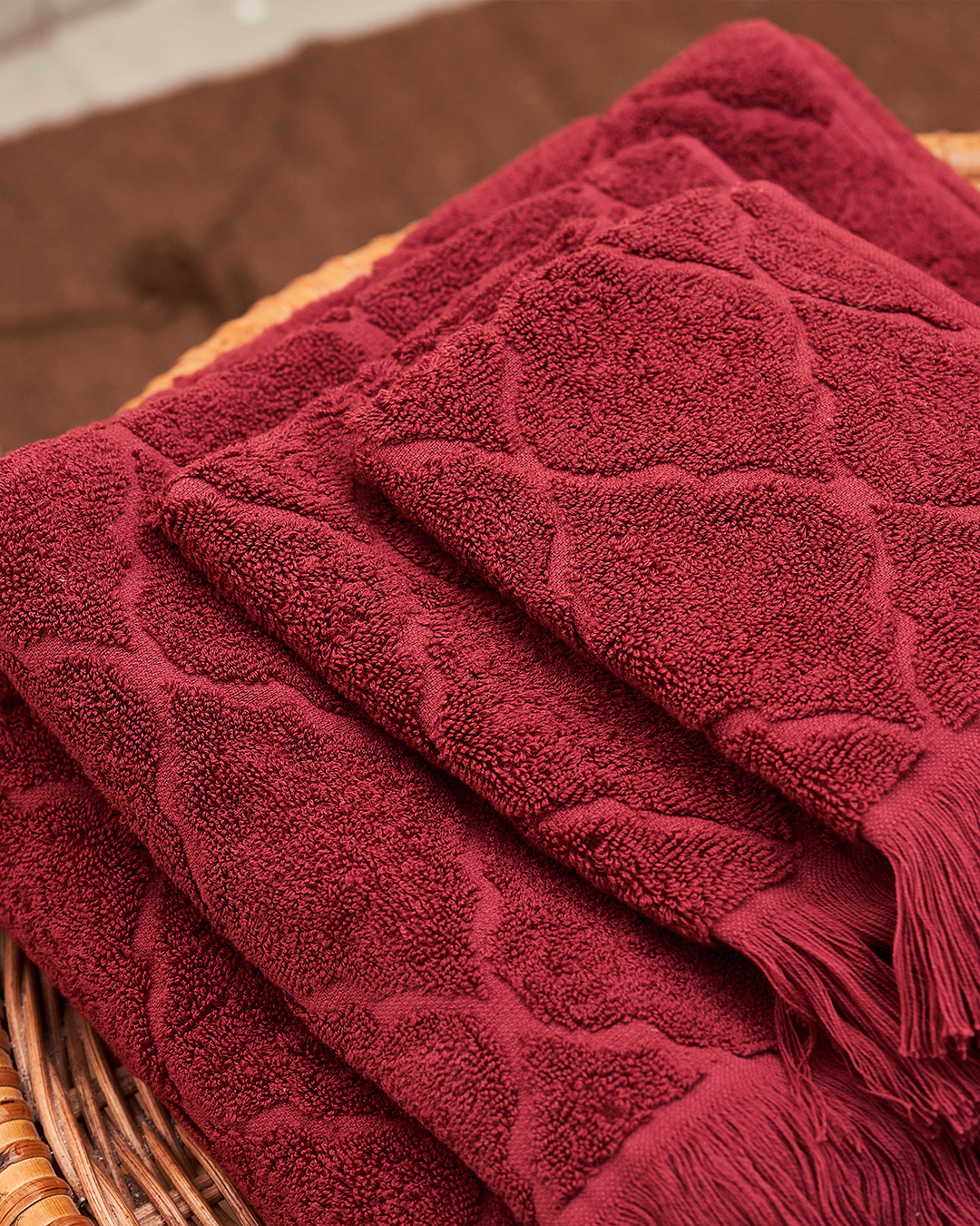 Andalusian Tiles Towels set ( 2 * 33×33 / 100 × 50 / 140 × 70 )