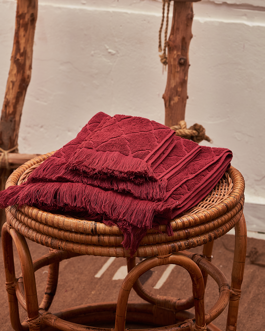 Andalusian Tiles Towels set ( 2 * 33×33 / 100 × 50 / 140 × 70 )