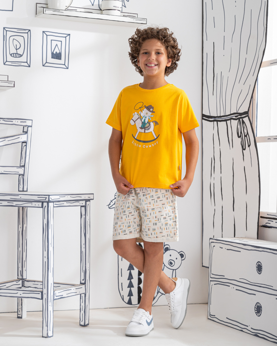 Little Cowboy   بيجاما اولادي نص كم