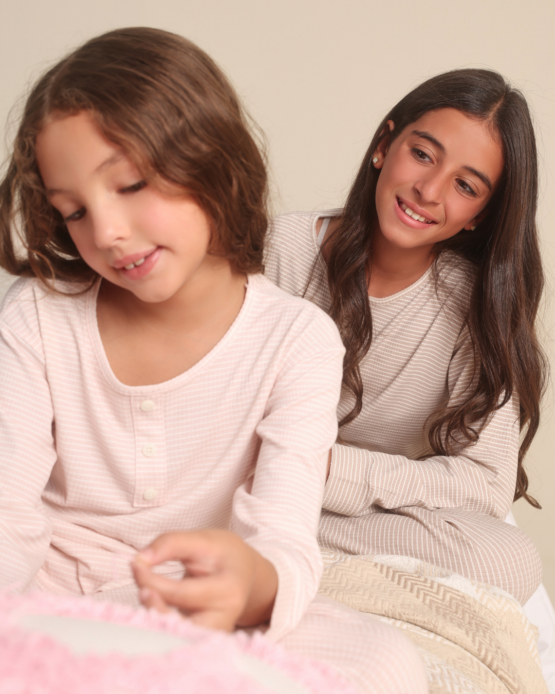 Micro stripes Kids girls pajama