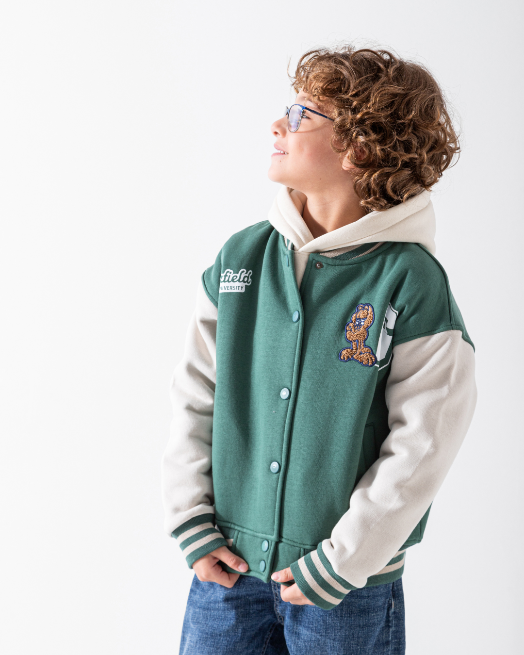 Garfiled سويت تيشرت بيسبول