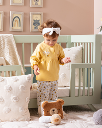 Beee بيجامه بناتي بيبي بكم وبنطلون مطبوع