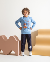 Wild  بيجامه اولادي طقم طباعة انترلوك