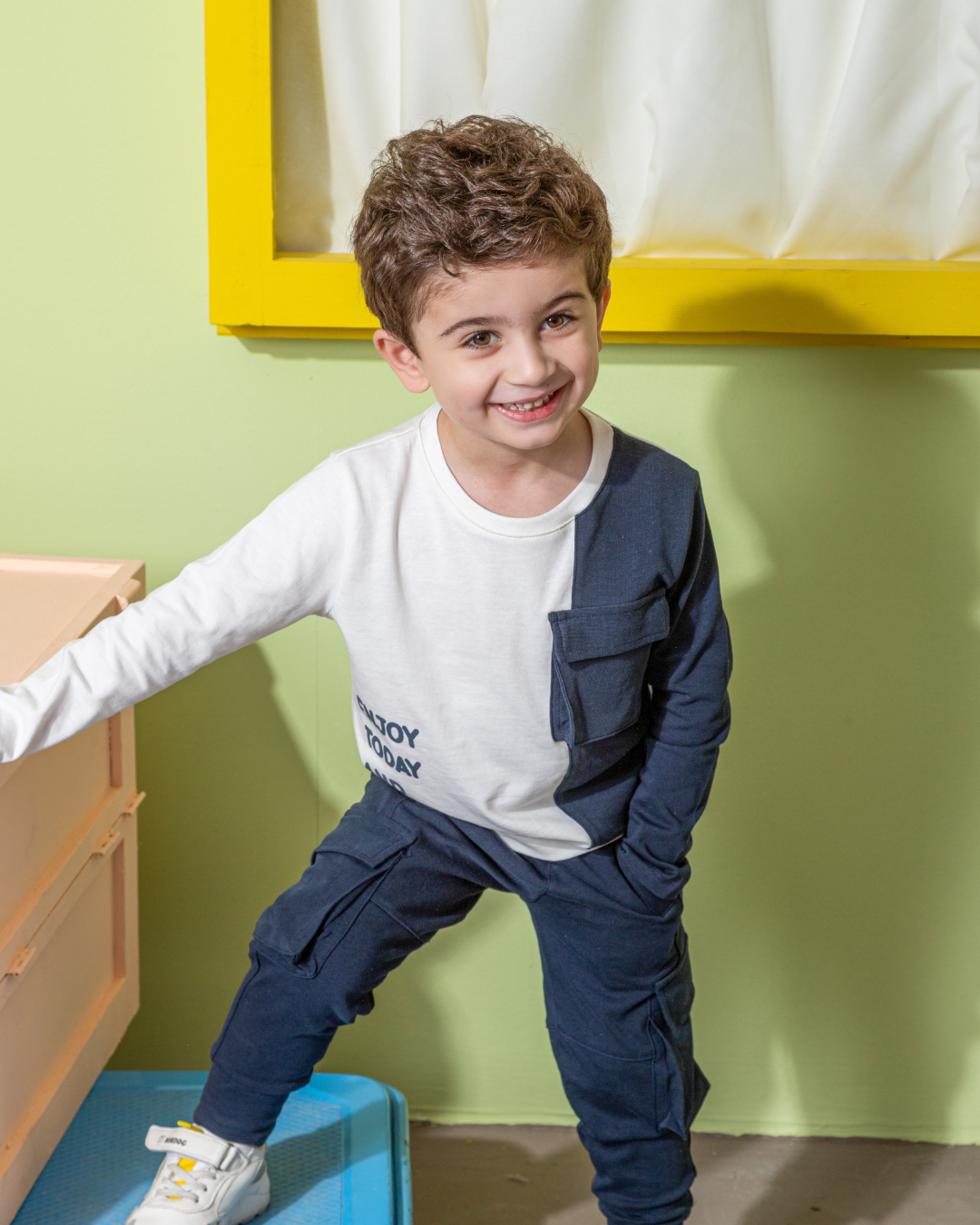 Enjoy Today And Eveyday بيجامه اولادي وسط