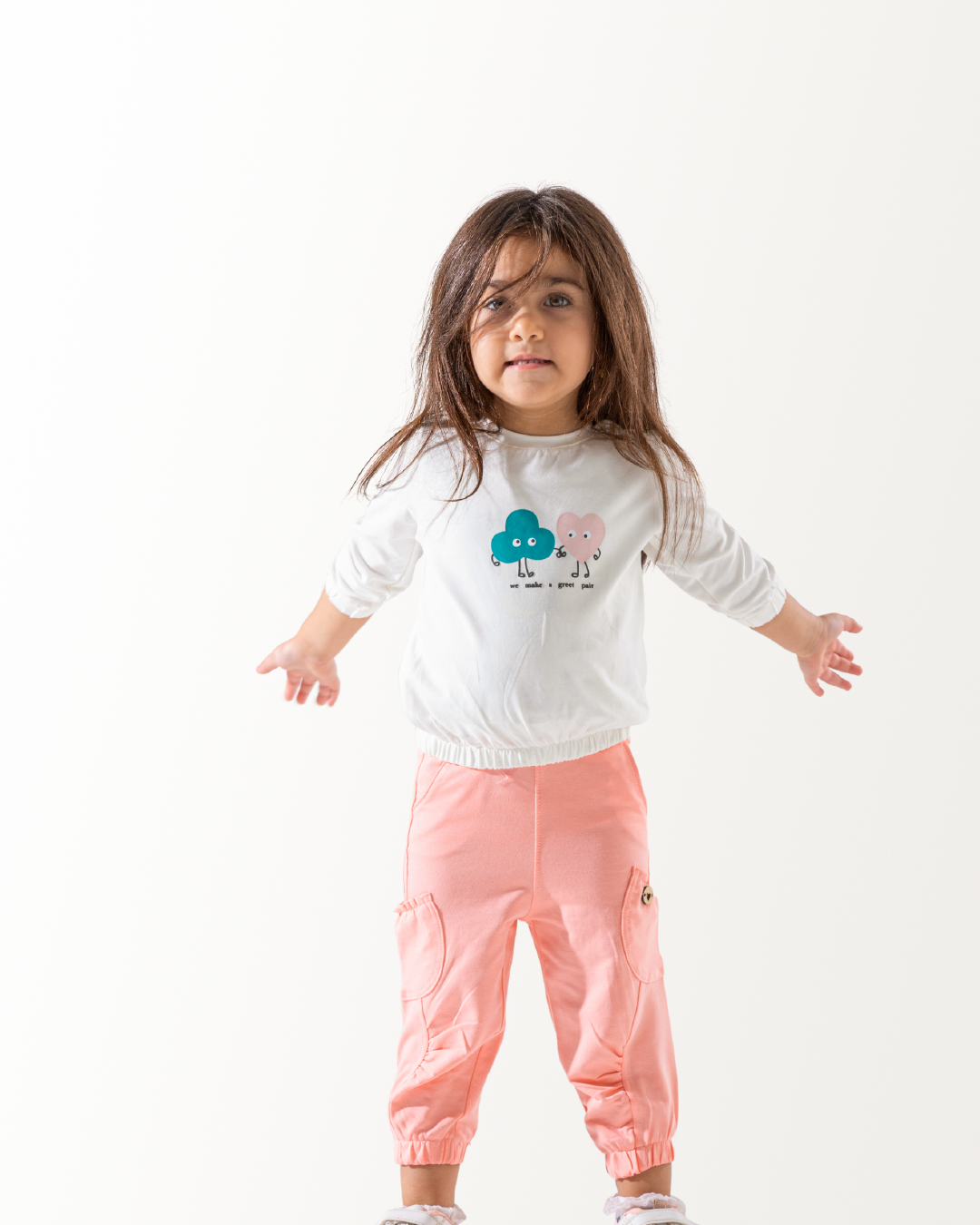 We Are Agreat Pair NB بيجاما بناتي