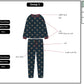 Women pajama set in vintage flower