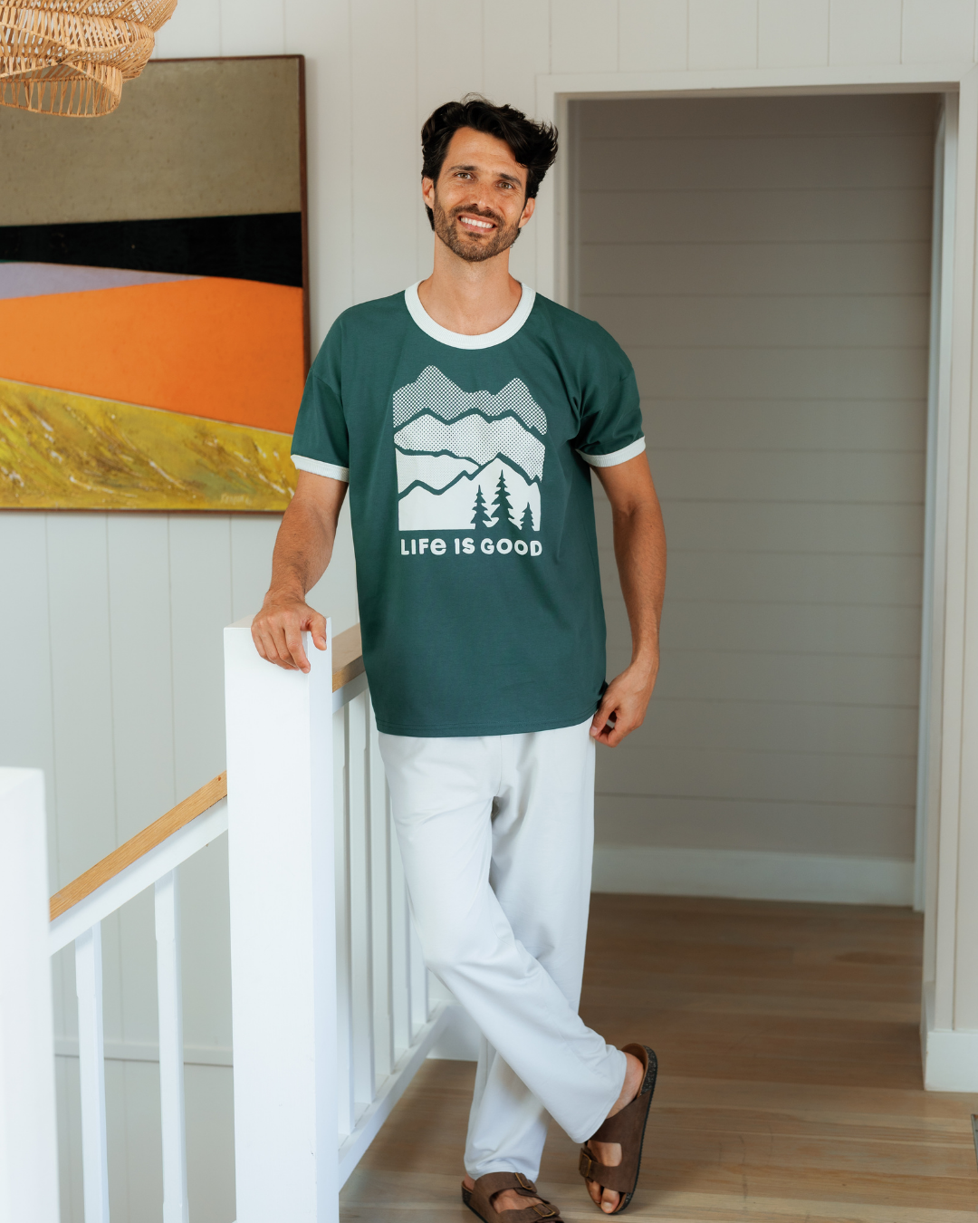 طقم كاجوال توب و بنطلون