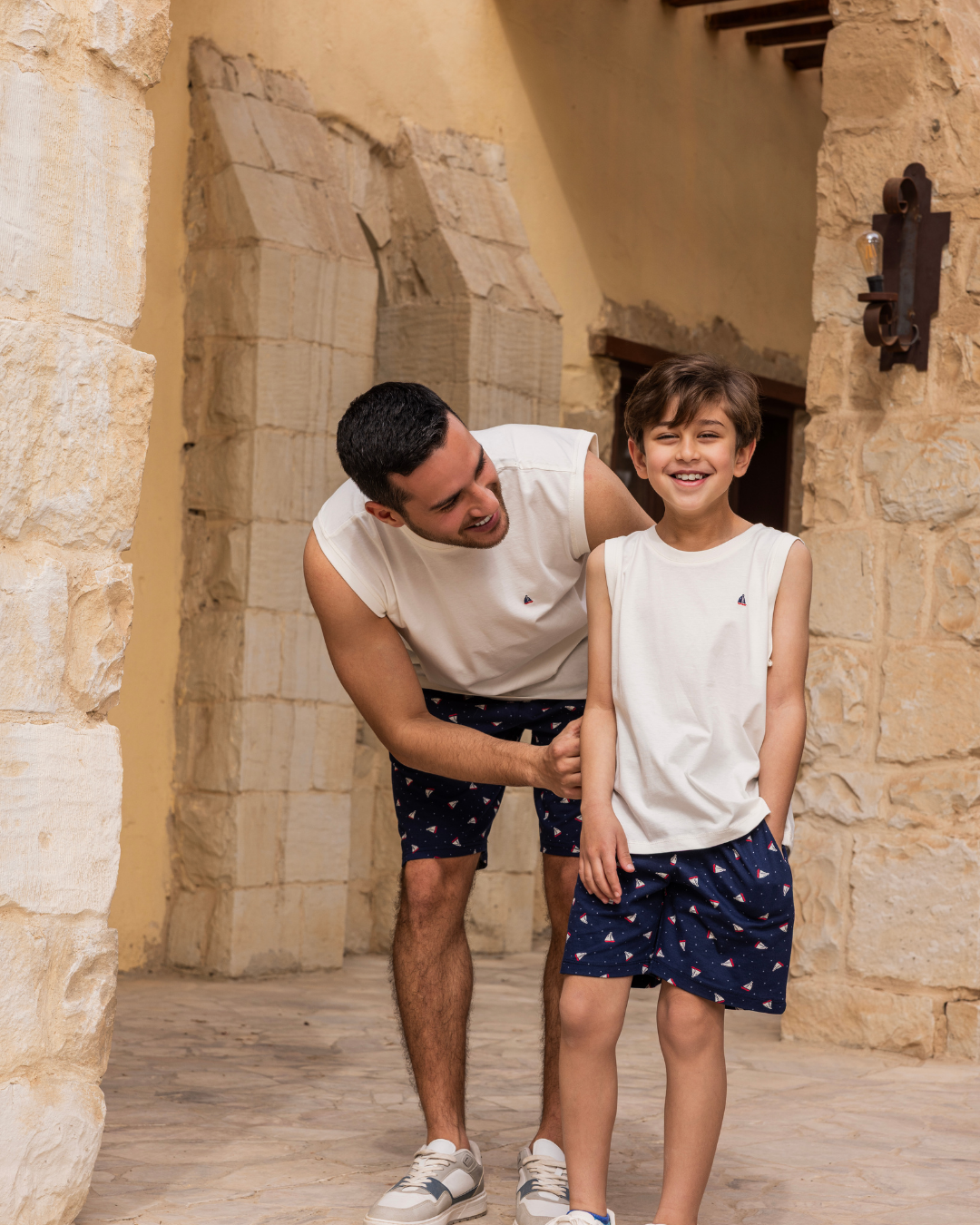 بيجاما  كات و شورت قطن البحار الصغير