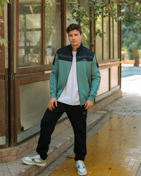 G/V  GALVANI بيجامه رجالي ياقة وبسوسته مفتوح وبجيوب