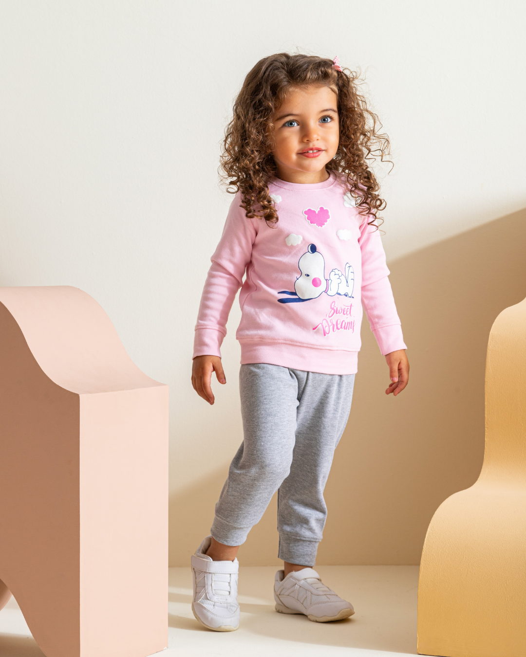 Best Dreams  بيجامه بناتي طقم طباعة انترلوك