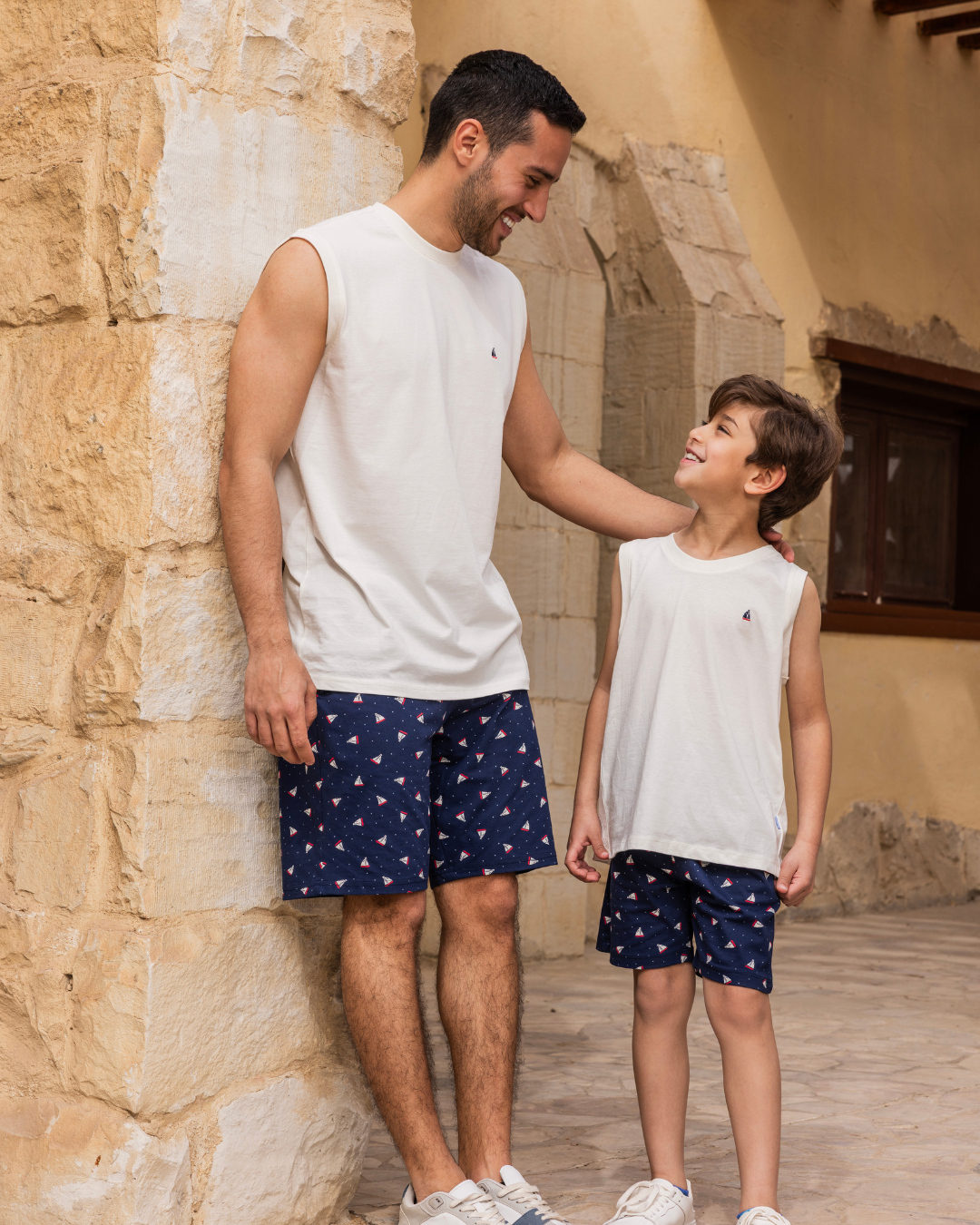 بيجاما  كات و شورت قطن البحار الصغير