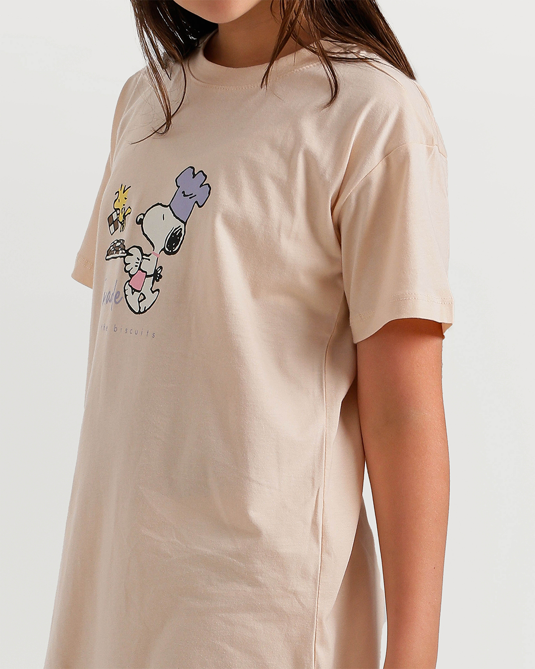 Girls' nightshirt Snoopy biscuit