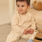Girls' Small Heart Print Pajamas