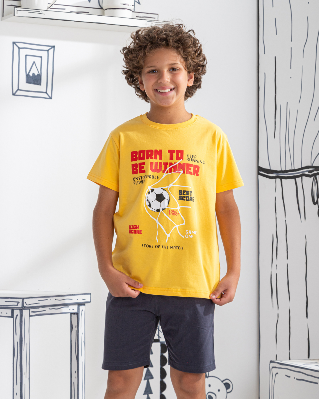 Winner بيجامه اولادي طباعة