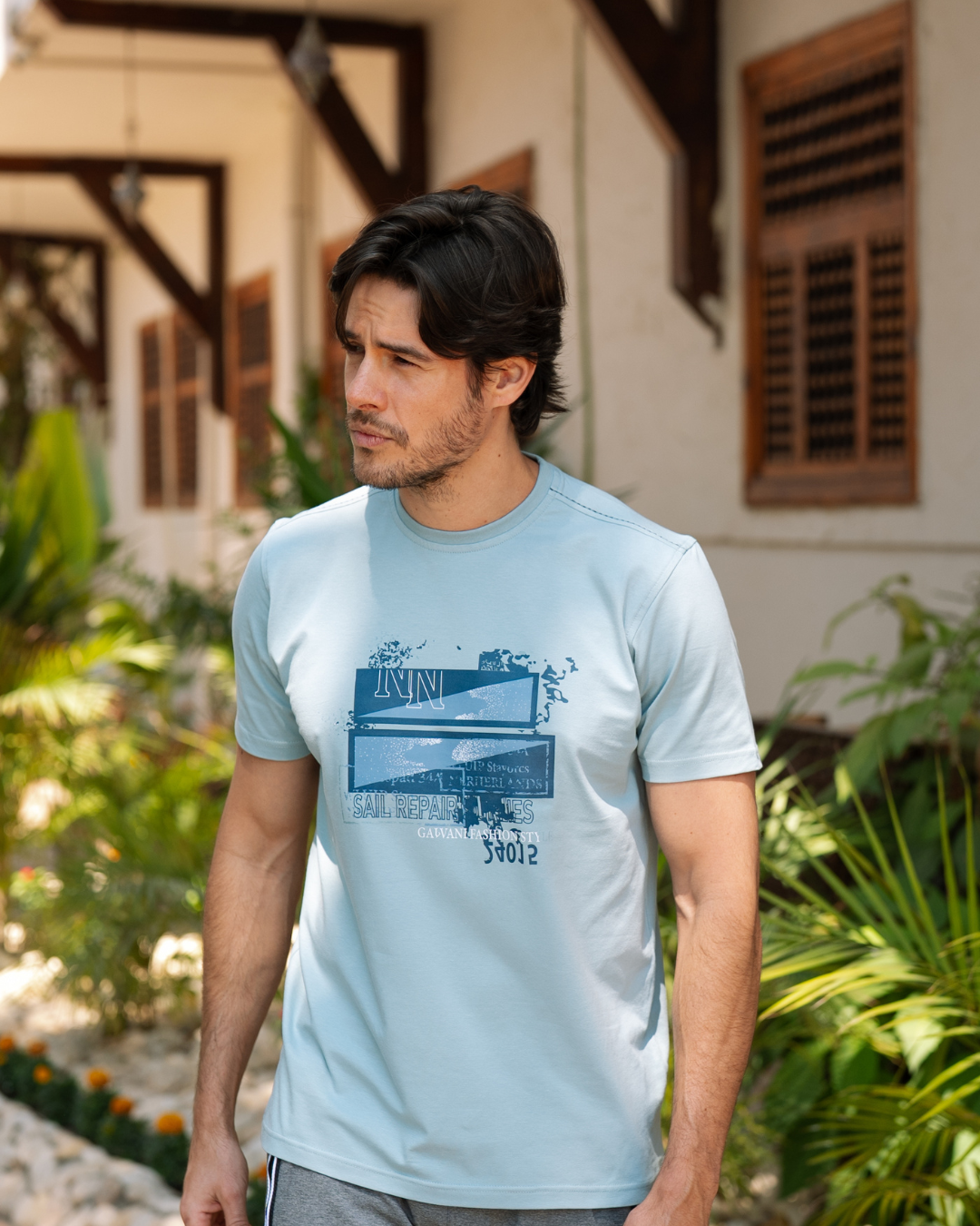 NN pajamas Men's text how much and shorts