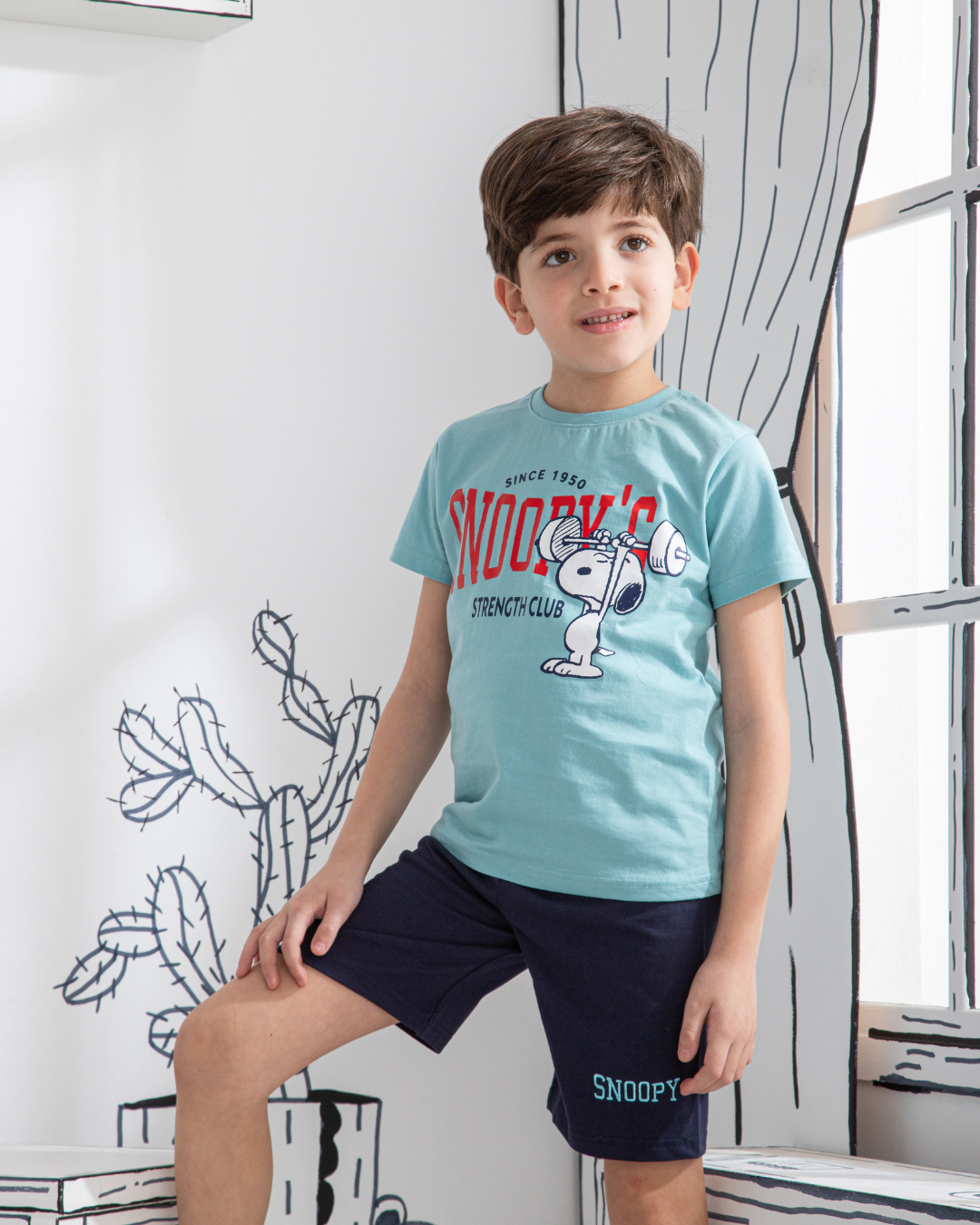 Snoopy بيجامه اولادي طباعة