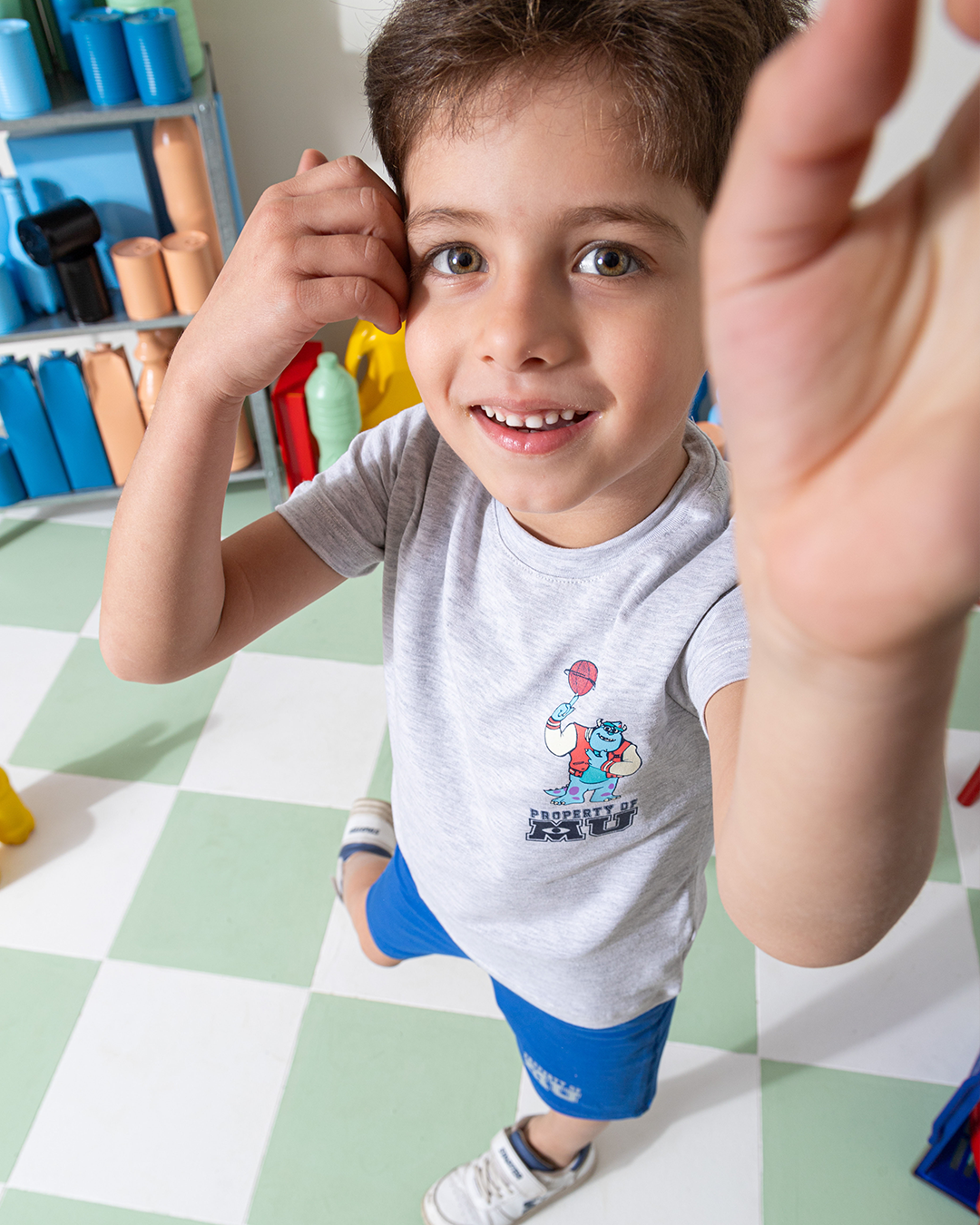 MARVY Monsters University بيجامة اولادي وسط شانيه